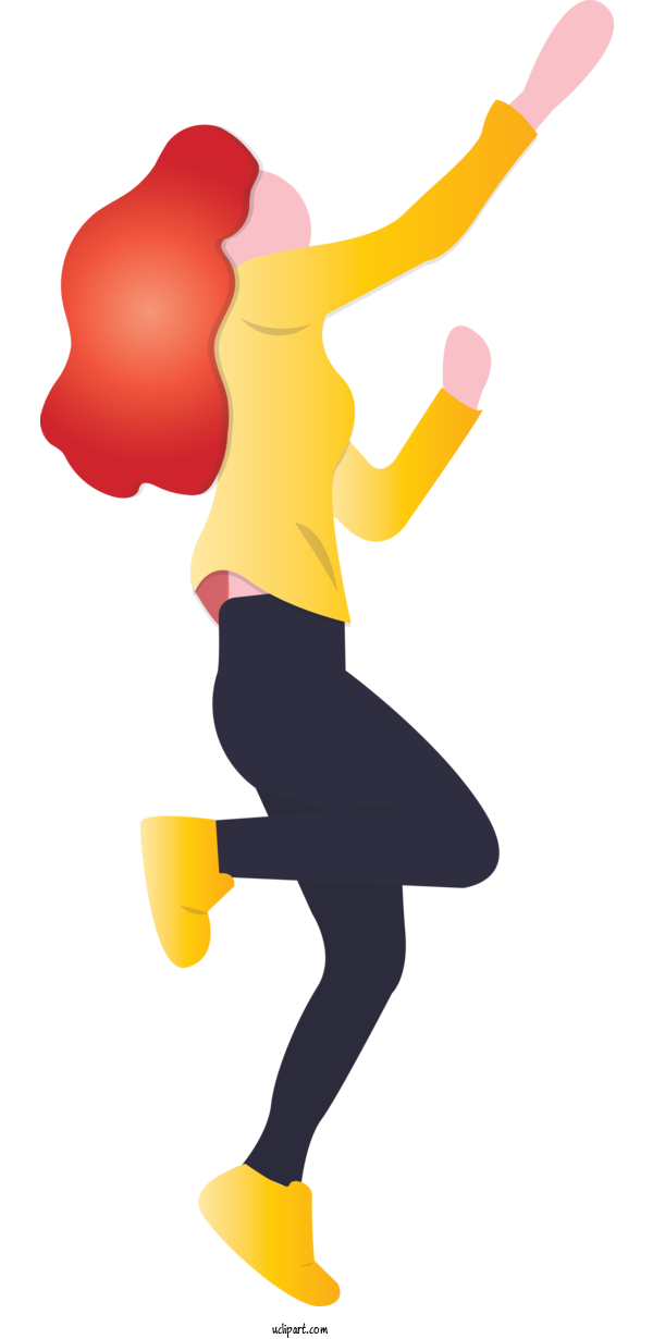 Free People Throwing A Ball Dance Running For Girl Clipart Transparent Background