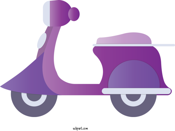 Free Transportation Violet Purple Transport For Motorcycle Clipart Transparent Background