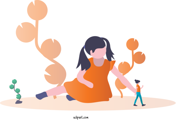 Free Activities Cartoon Sitting For Playing Clipart Transparent Background
