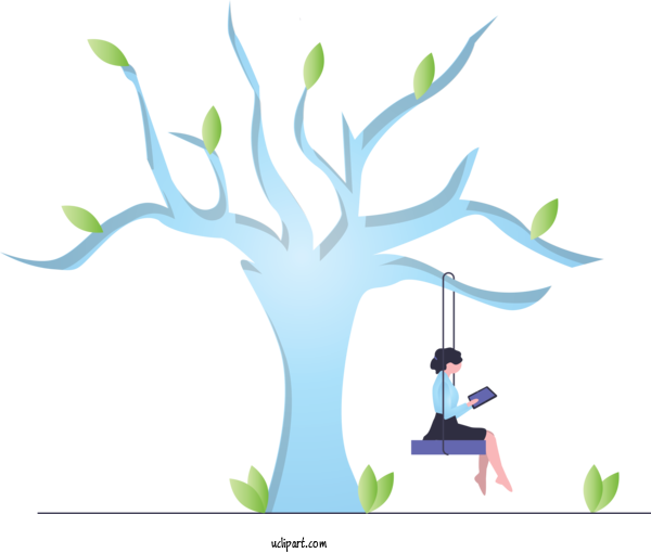 Free People Tree Branch Plant For Girl Clipart Transparent Background