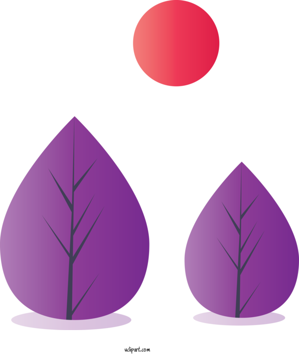 Free Nature Leaf Violet Purple For Tree Clipart Transparent Background