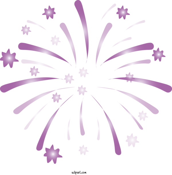 Free Holidays Purple Violet Pink For New Year Clipart Transparent Background