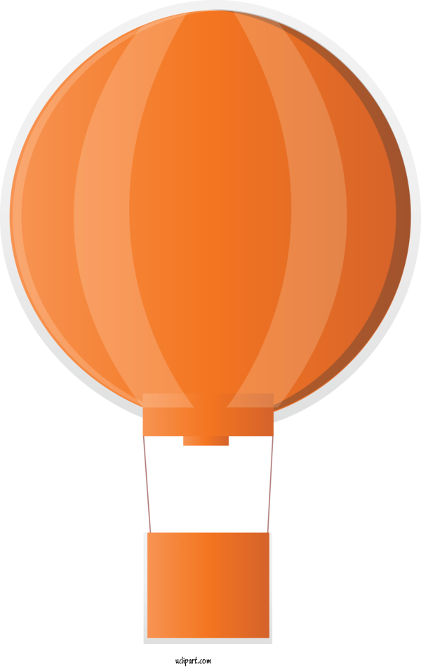 Free Transportation Orange Material Property Hot Air Balloon For Hot Air Balloon Clipart Transparent Background