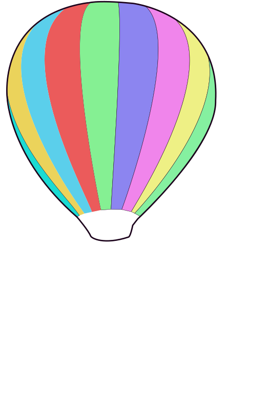 Free Hot Air Balloon Leaf Line Balloon Clipart Clipart Transparent Background