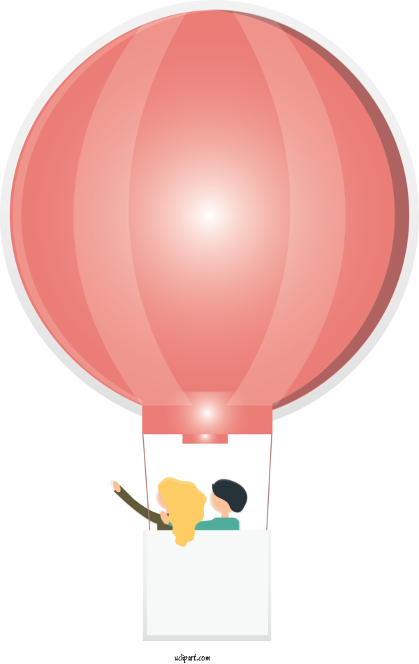 Free Transportation Hot Air Balloon Pink Balloon For Hot Air Balloon Clipart Transparent Background