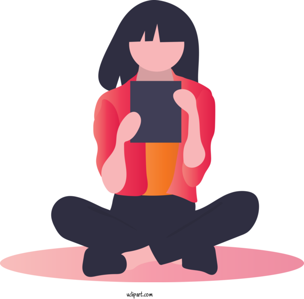 Free Activities Physical Fitness Yoga Sitting For Reading Clipart Transparent Background