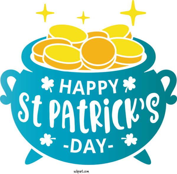 Free Holidays Turquoise Font For Saint Patricks Day Clipart Transparent Background