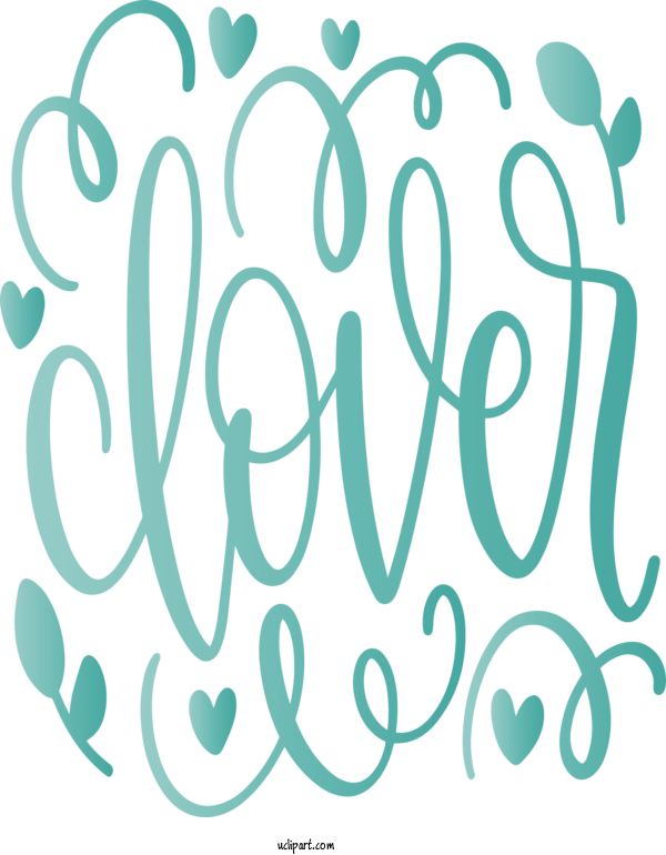 Free Holidays Text Font Turquoise For Saint Patricks Day Clipart Transparent Background