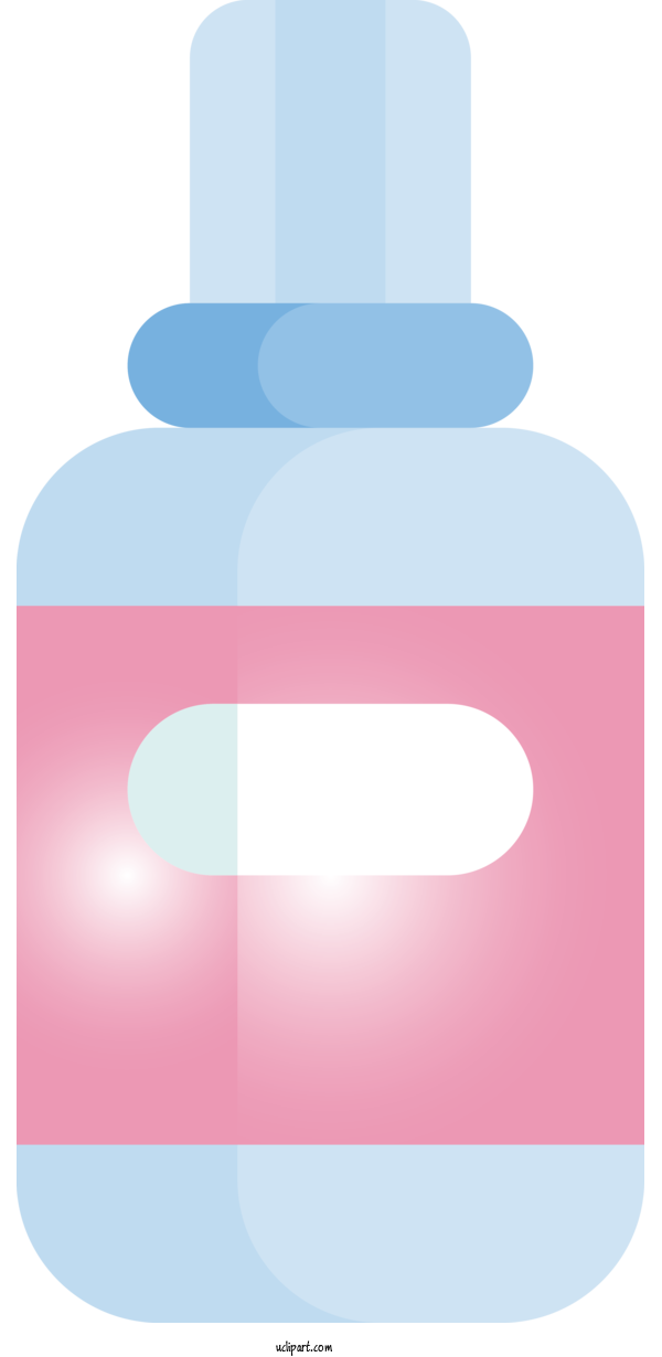 Free School Pink Line Water Bottle For School Supplies Clipart Transparent Background