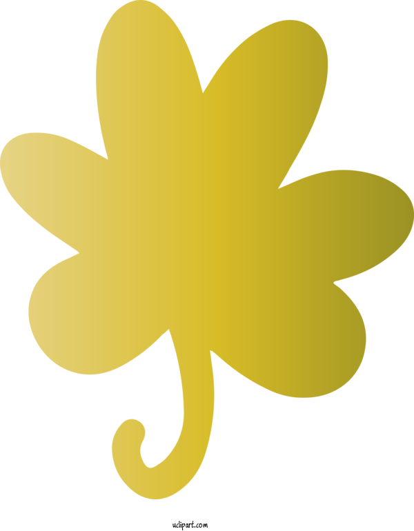 Free Holidays Yellow Green Leaf For Saint Patricks Day Clipart Transparent Background
