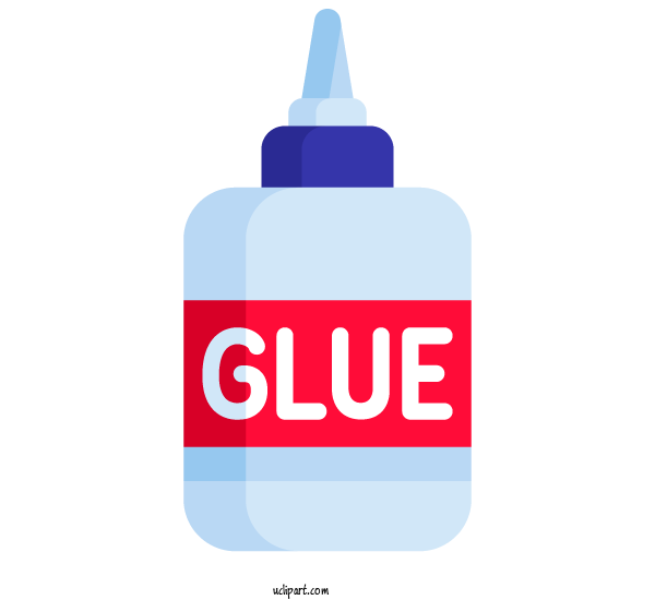Free School Blue Bottle Water Bottle For School Supplies Clipart Transparent Background
