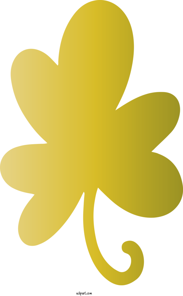 Free Holidays Green Leaf Yellow For Saint Patricks Day Clipart Transparent Background