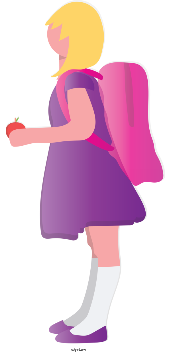 Free People Pink Cartoon Costume For Child Clipart Transparent Background