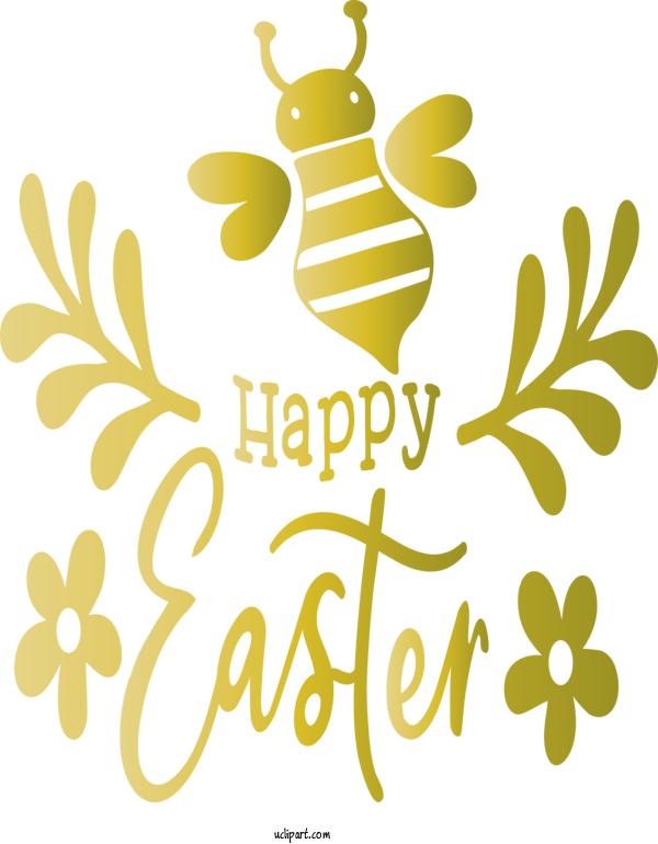 Free Holidays Yellow Leaf Plant For Easter Clipart Transparent Background