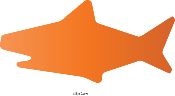 Free Animals Orange For Shark Clipart Transparent Background