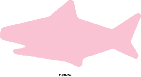 Free Animals Pink Material Property Star For Shark Clipart Transparent Background