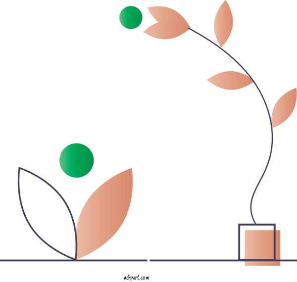 Free Nature Line Diagram Circle For Leaf Clipart Transparent Background