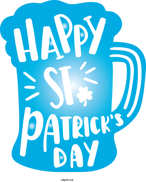 Free Holidays Text Turquoise Teal For Saint Patricks Day Clipart Transparent Background