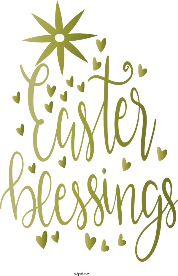 Free Holidays Text Font Calligraphy For Easter Clipart Transparent Background