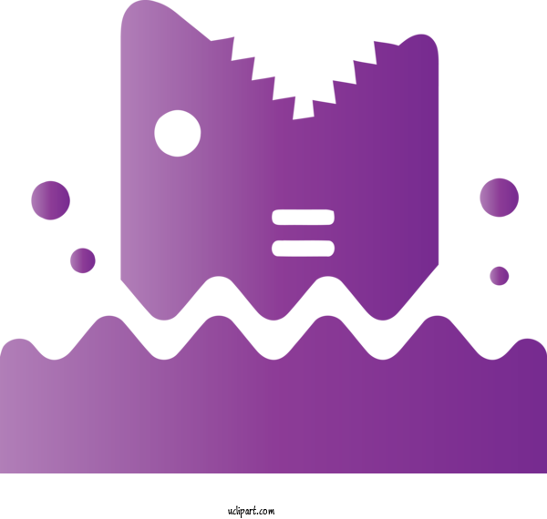 Free Animals Purple Violet Logo For Shark Clipart Transparent Background
