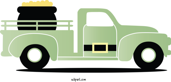 Free Holidays Car Vehicle Transport For Saint Patricks Day Clipart Transparent Background