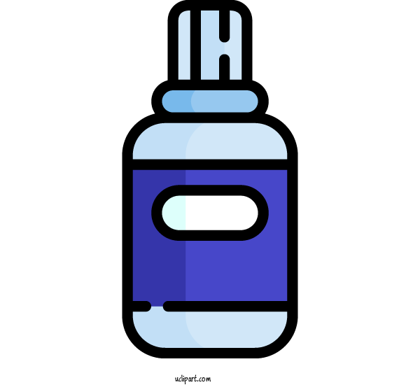 Free School Water Bottle Bottle Cobalt Blue For School Supplies Clipart Transparent Background