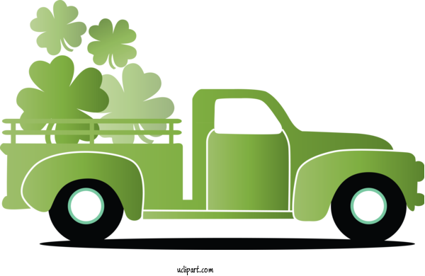 Free Holidays Car Green Vehicle For Saint Patricks Day Clipart Transparent Background
