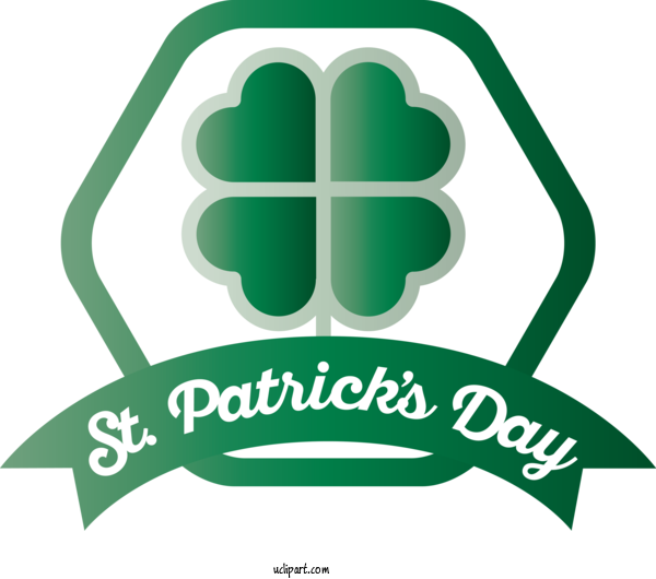 Free Holidays Green Logo Symbol For Saint Patricks Day Clipart Transparent Background