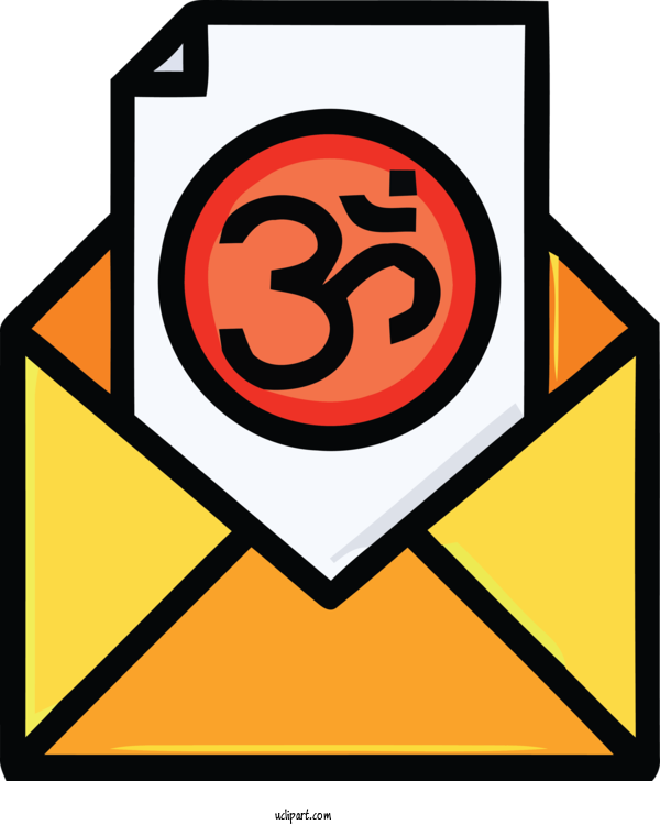 Free Religion Line Symbol Sign For Hindu Clipart Transparent Background