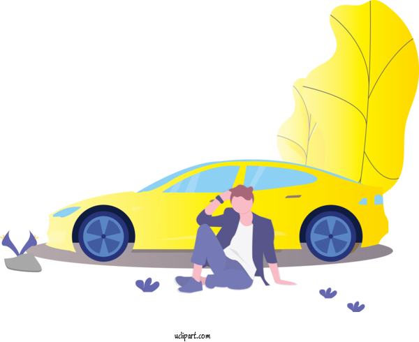 Free Transportation Yellow Vehicle Door Transport For Car Clipart Transparent Background