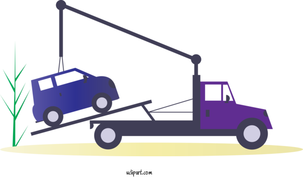 Free Transportation Vehicle Transport Tow Truck For Car Clipart Transparent Background