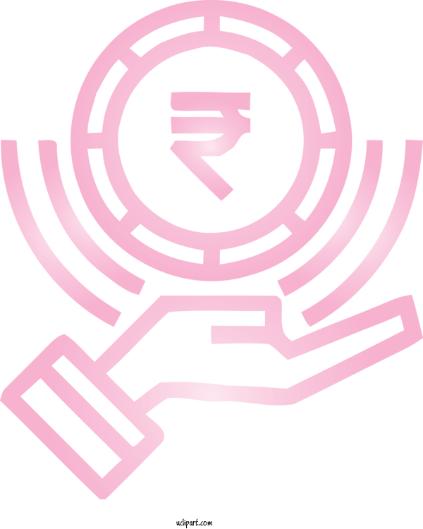 Free Religion Pink Line Font For Hindu Clipart Transparent Background