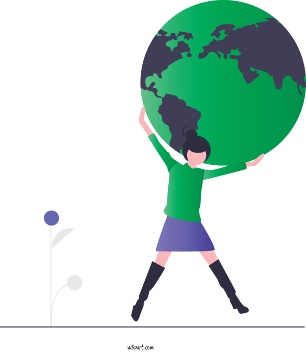 Free Holidays Cartoon Globe World For Earth Day Clipart Transparent Background