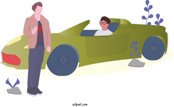Free Transportation Cartoon Vehicle Car For Car Clipart Transparent Background