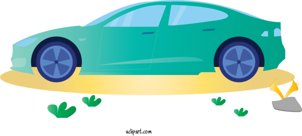 Free Transportation Green Vehicle Car For Car Clipart Transparent Background