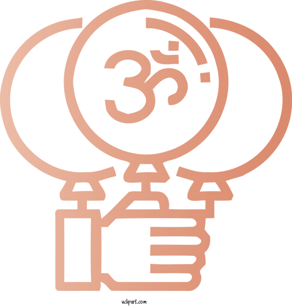 Free Religion Symbol For Hindu Clipart Transparent Background