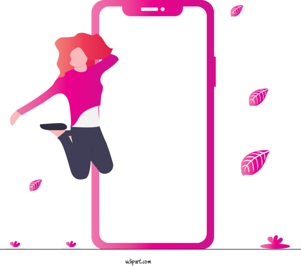 Free Business Pink Mobile Phone Case Mobile Phone Accessories For Phone Clipart Transparent Background
