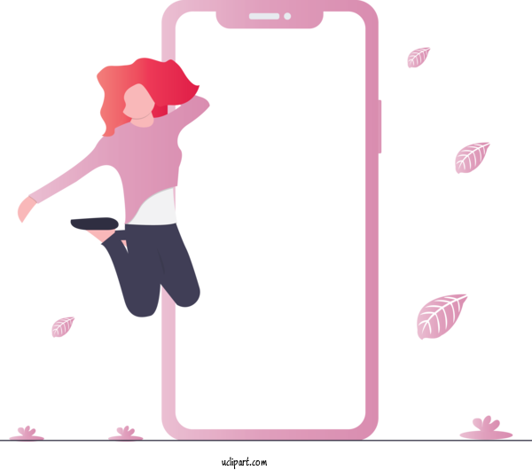 Free Business Pink Mobile Phone Case Mobile Phone Accessories For Phone Clipart Transparent Background