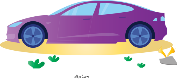 Free Transportation Vehicle Car Tesla For Car Clipart Transparent Background