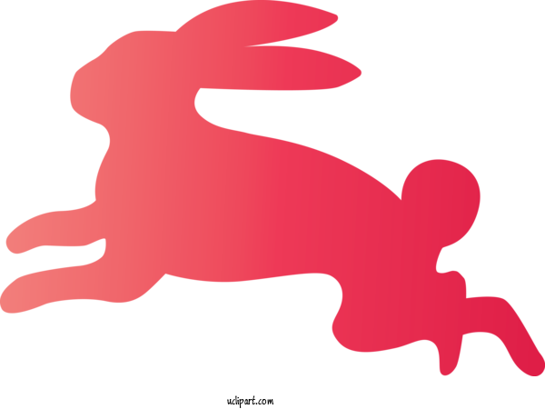 Free Holidays Silhouette Rabbit Sporting Group For Easter Clipart Transparent Background