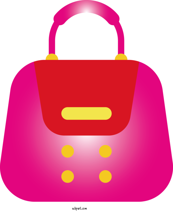 Free Activities Bag Handbag Pink For Shopping Clipart Transparent Background