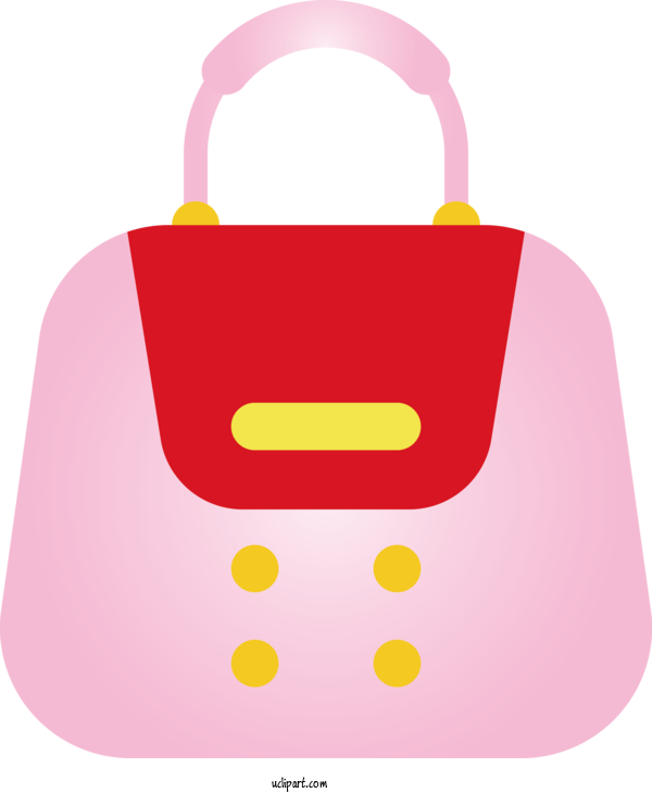 Free Activities Bag Pink Handbag For Shopping Clipart Transparent Background