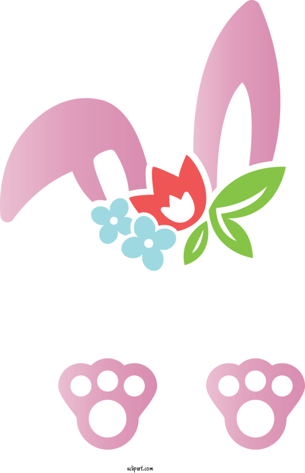 Free Holidays Pink Design For Easter Clipart Transparent Background
