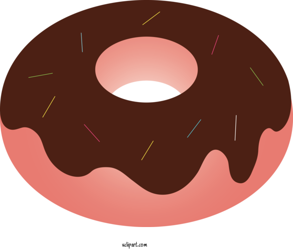 Free Food Doughnut Ciambella Baked Goods For Cake Clipart Transparent Background