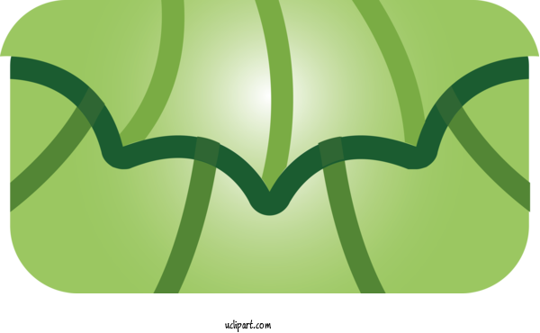 Free Food Green Leaf Font For Vegetable Clipart Transparent Background