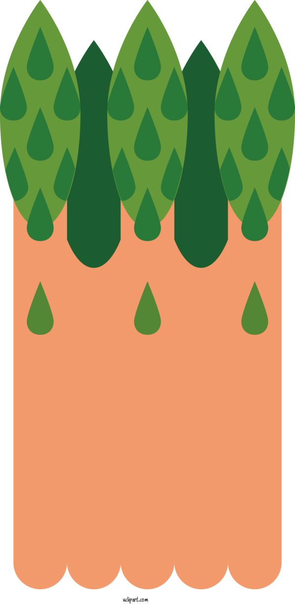 Free Food Green Leaf Pattern For Vegetable Clipart Transparent Background