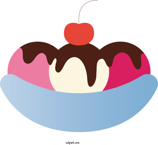 Free Food Logo Cake Food For Ice Cream Clipart Transparent Background