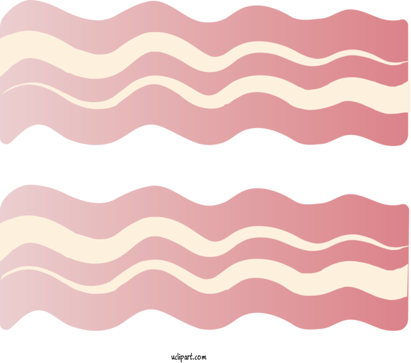 Free Food Pink Line Pattern For Meat Clipart Transparent Background