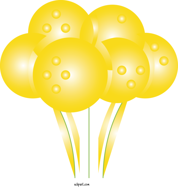 Free Food Yellow Balloon Smile For Vegetable Clipart Transparent Background