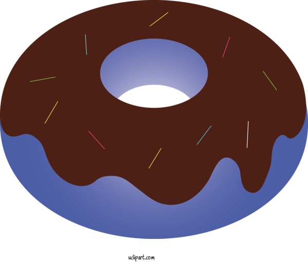 Free Food Doughnut Font Ciambella For Cake Clipart Transparent Background